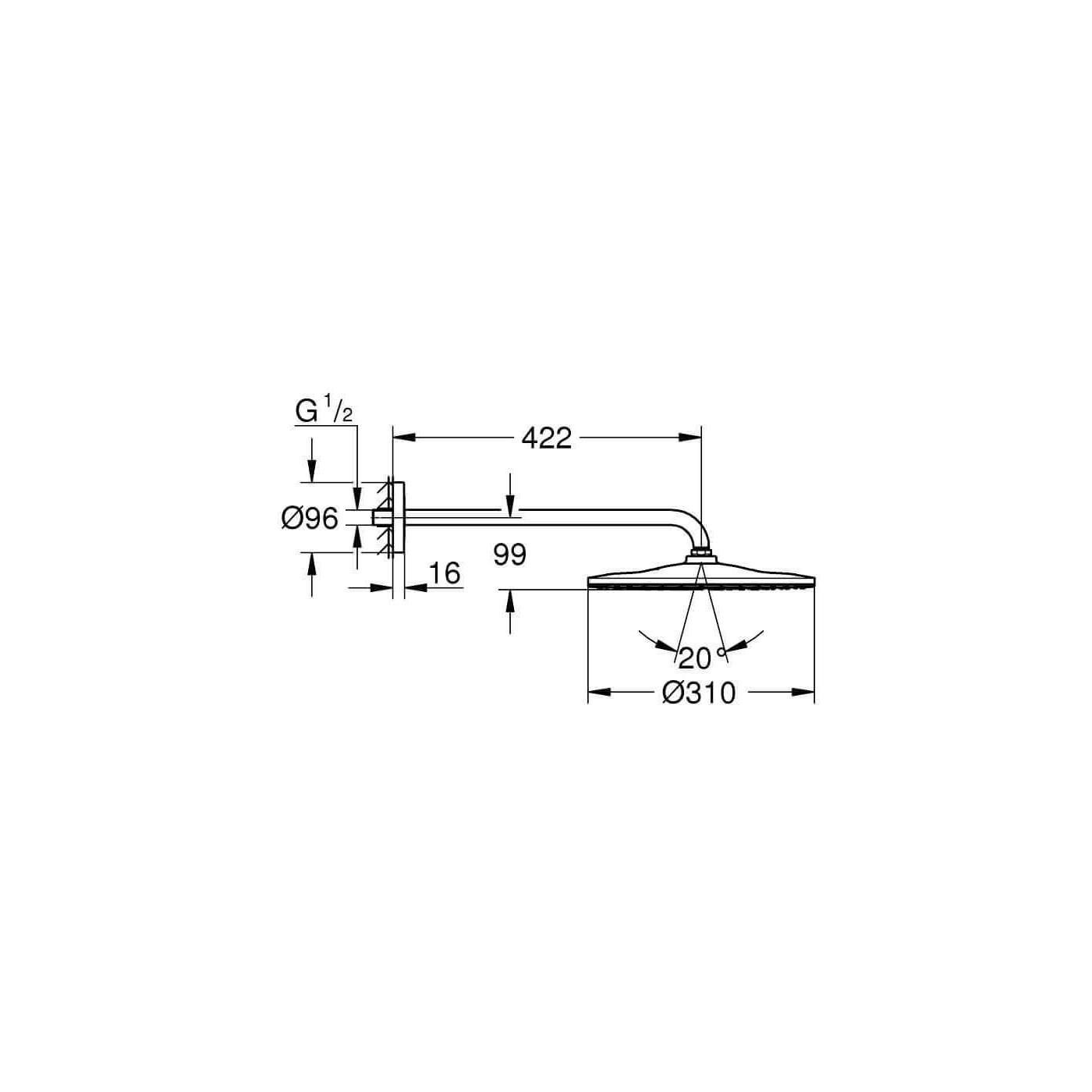 Zestaw Prysznicowy 6w1 Essence Chrom Grohe Zestaw Prysznicowy 6w1 Essence Chrom Grohe