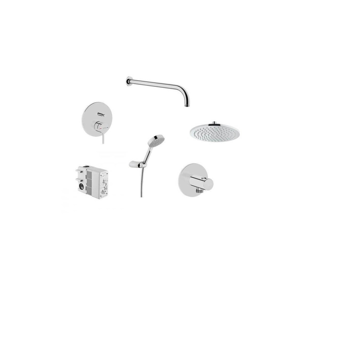 Zestaw Prysznicowy Podtynkowy Minimax Chrom Vitra Zestaw Prysznicowy Podtynkowy Minimax Chrom Vitra