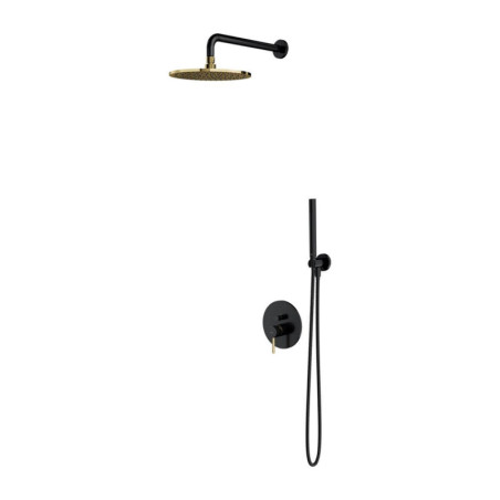 System Prysznicowy Podtynkowy Y Czarno-Złoty SYSY18BLGL Omnires