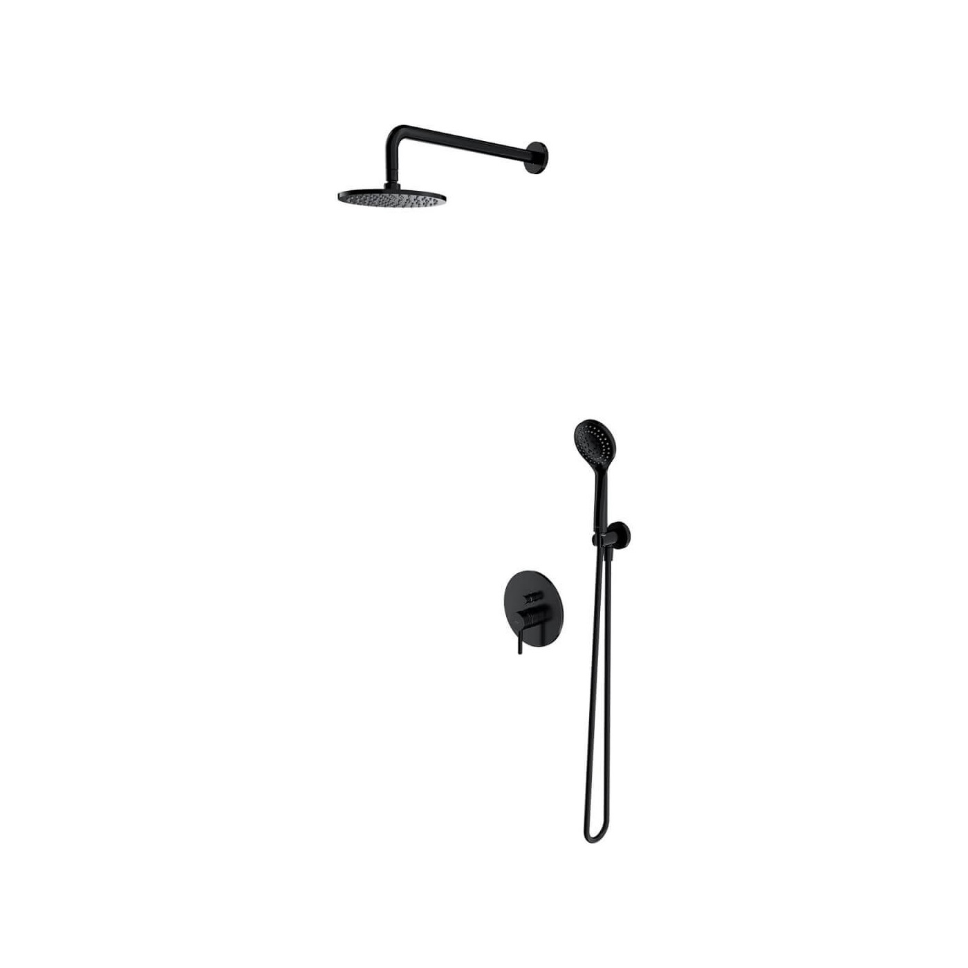 System Prysznicowy Podtynkowy Y Czarny SYSY38BL Omnires System Prysznicowy Podtynkowy Y Czarny SYSY38BL Omnires
