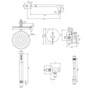 System Prysznicowy Podtynkowy Y Chrom SYSY22XCR Omnires System Prysznicowy Podtynkowy Y Chrom SYSY22XCR Omnires