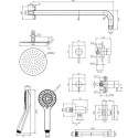 System Prysznicowy Podtynkowy Y Z Dyszami Bocznymi Chrom SYSY30XCR Omnires System Prysznicowy Podtynkowy Y Z Dyszami Bocznymi Chrom SYSY30XCR Omnires