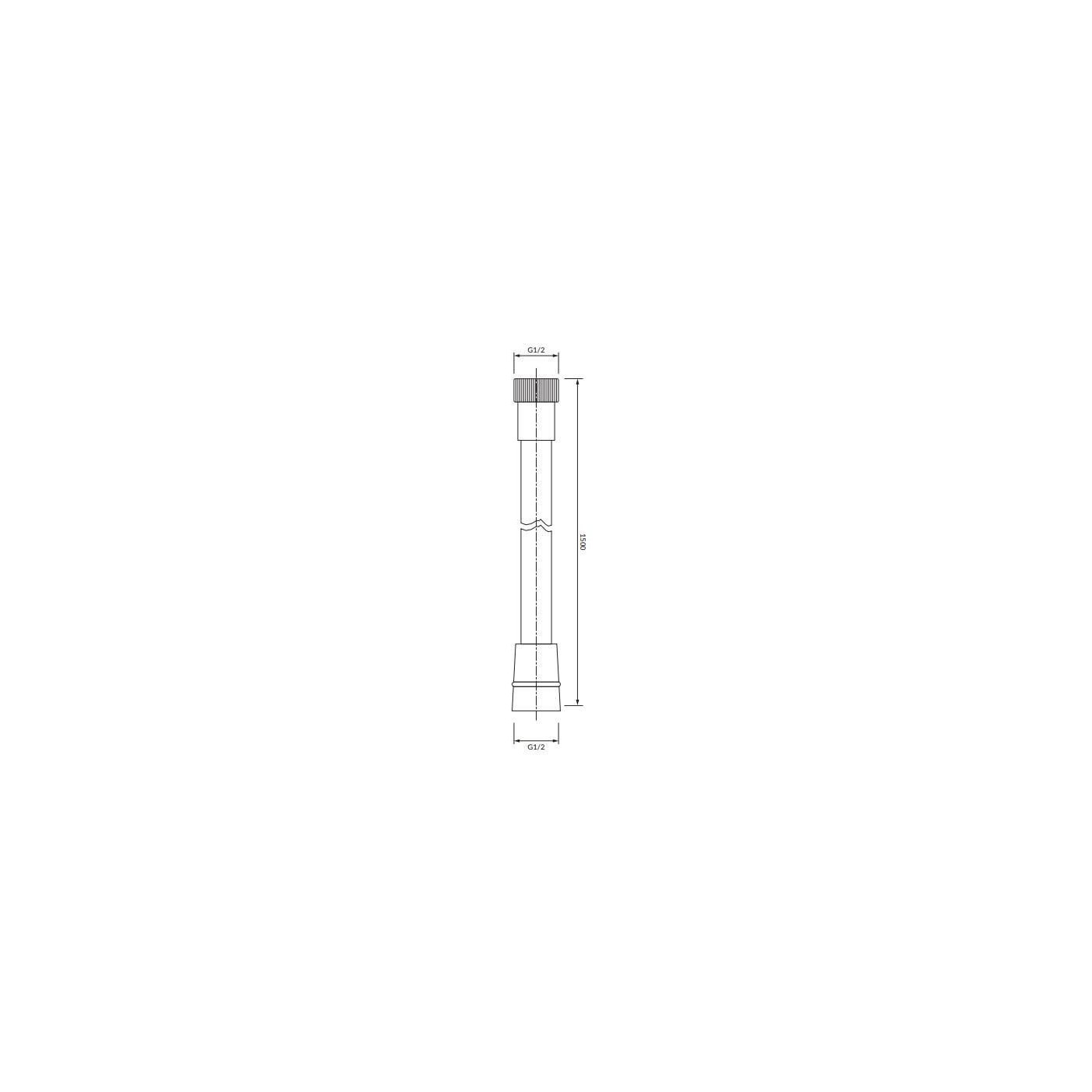 Wąż Prysznicowy Y 150 cm Nikiel 029NI Omnires Wąż Prysznicowy Y 150 cm Nikiel 029NI Omnires