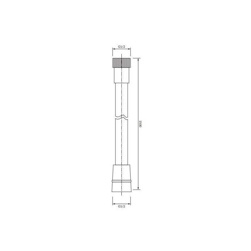 Wąż Prysznicowy Y 150 cm Nikiel 029NI Omnires Wąż Prysznicowy Y 150 cm Nikiel 029NI Omnires