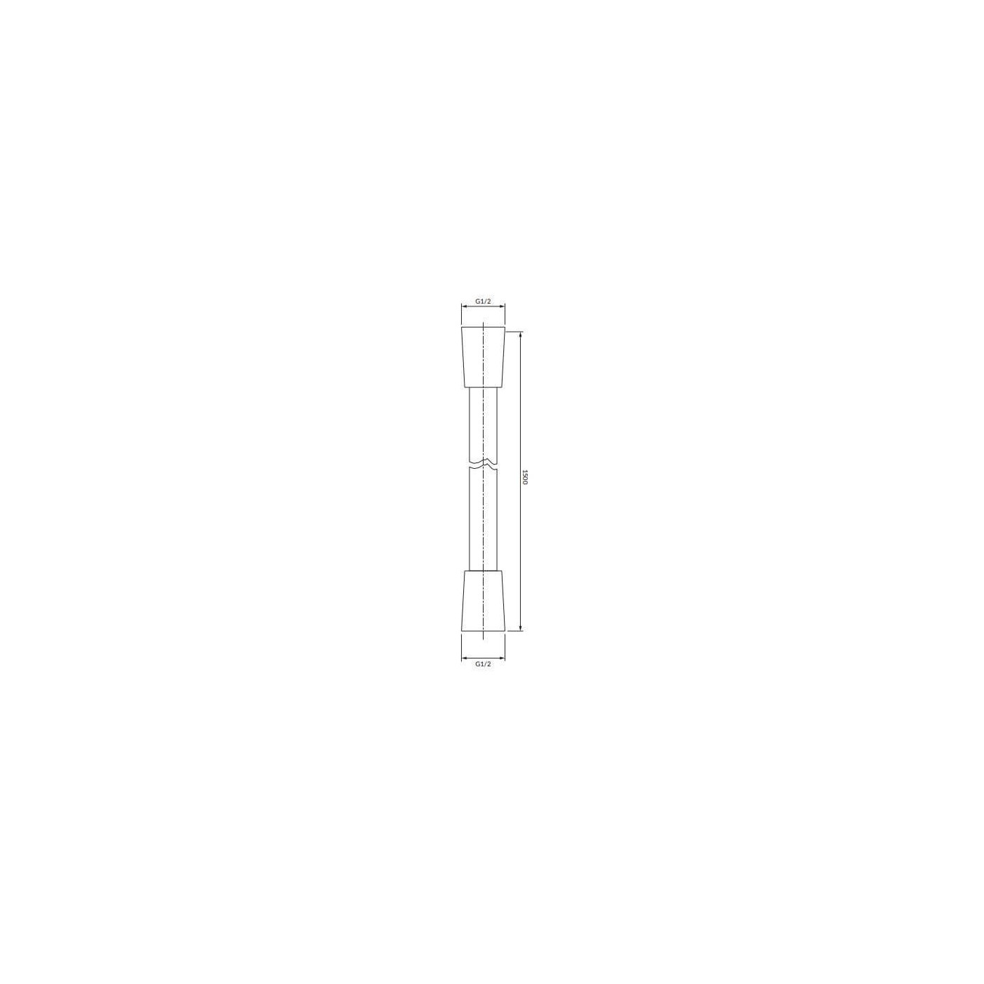 Wąż Prysznicowy Y 150 cm Antracyt 023-XAT Omnires Wąż Prysznicowy Y 150 cm Antracyt 023-XAT Omnires