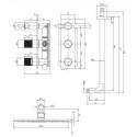 System Prysznicowy Podtynkowy Contour Chrom SYSCT10CR Omnires System Prysznicowy Podtynkowy Contour Chrom SYSCT10CR Omnires