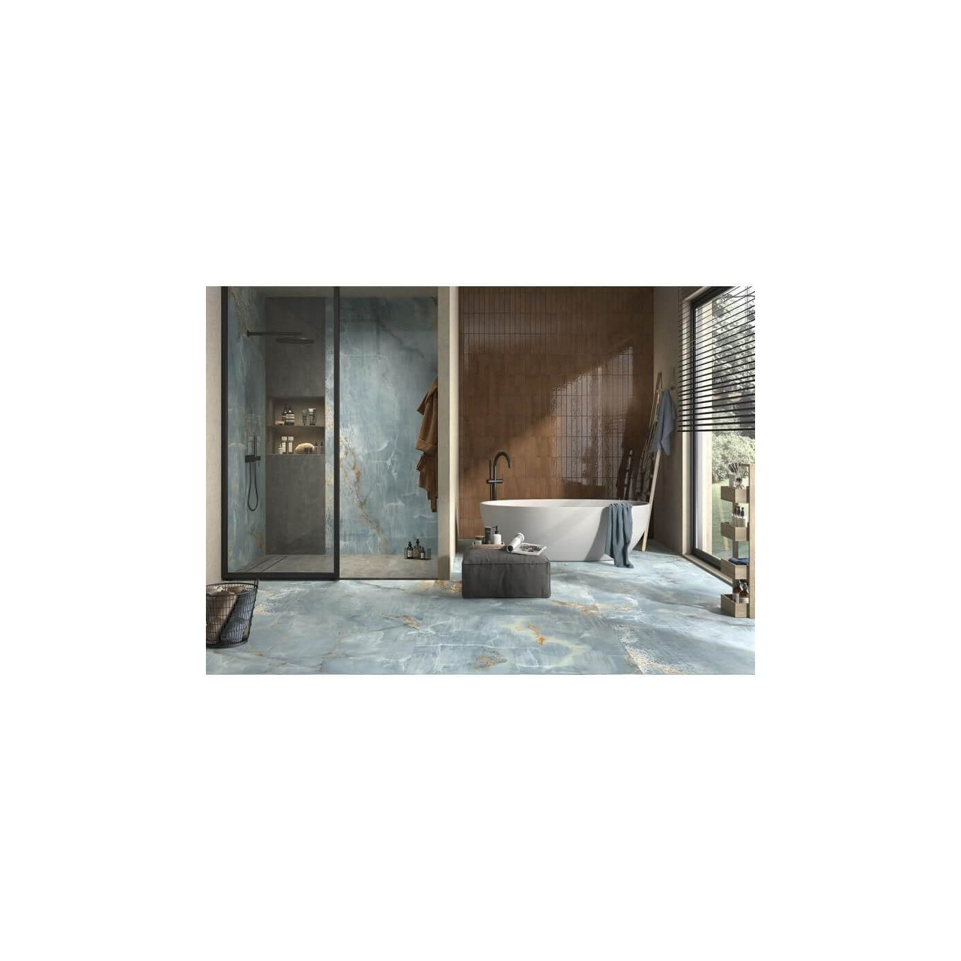 Płytka The Room Blue BLU AQ6 120 RM Mat 120x120 Imola Płytka The Room Blue BLU AQ6 120 RM Mat 120x120 Imola