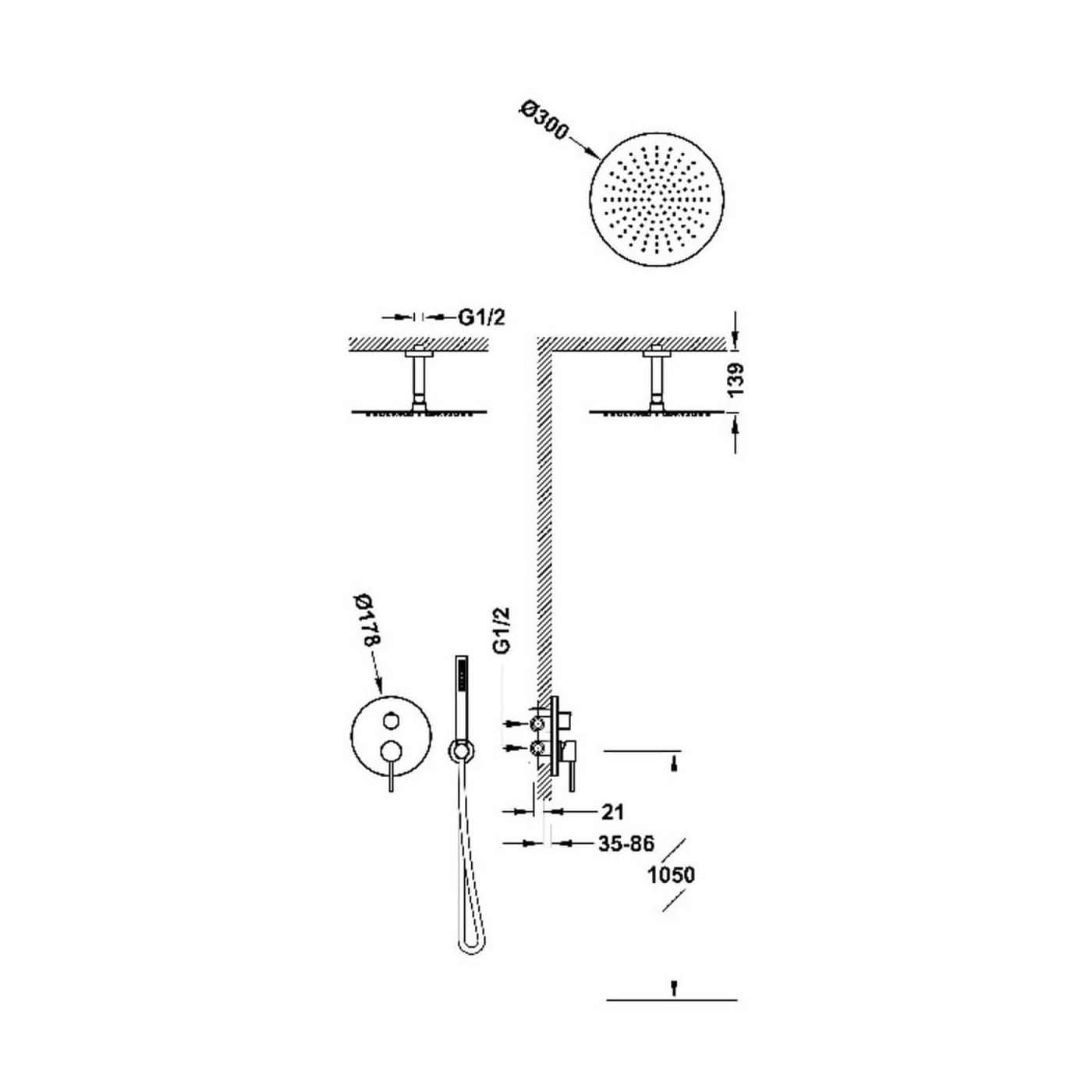 Zestaw Natryskowy Z Baterią Podtynkową Rapid-BoxStudy 26228003 Tres Zestaw Natryskowy Z Baterią Podtynkową Rapid-BoxStudy 26228003 Tres