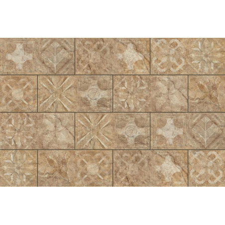Płytka Torstone Brown Dekor 14,8x30 Cerrad