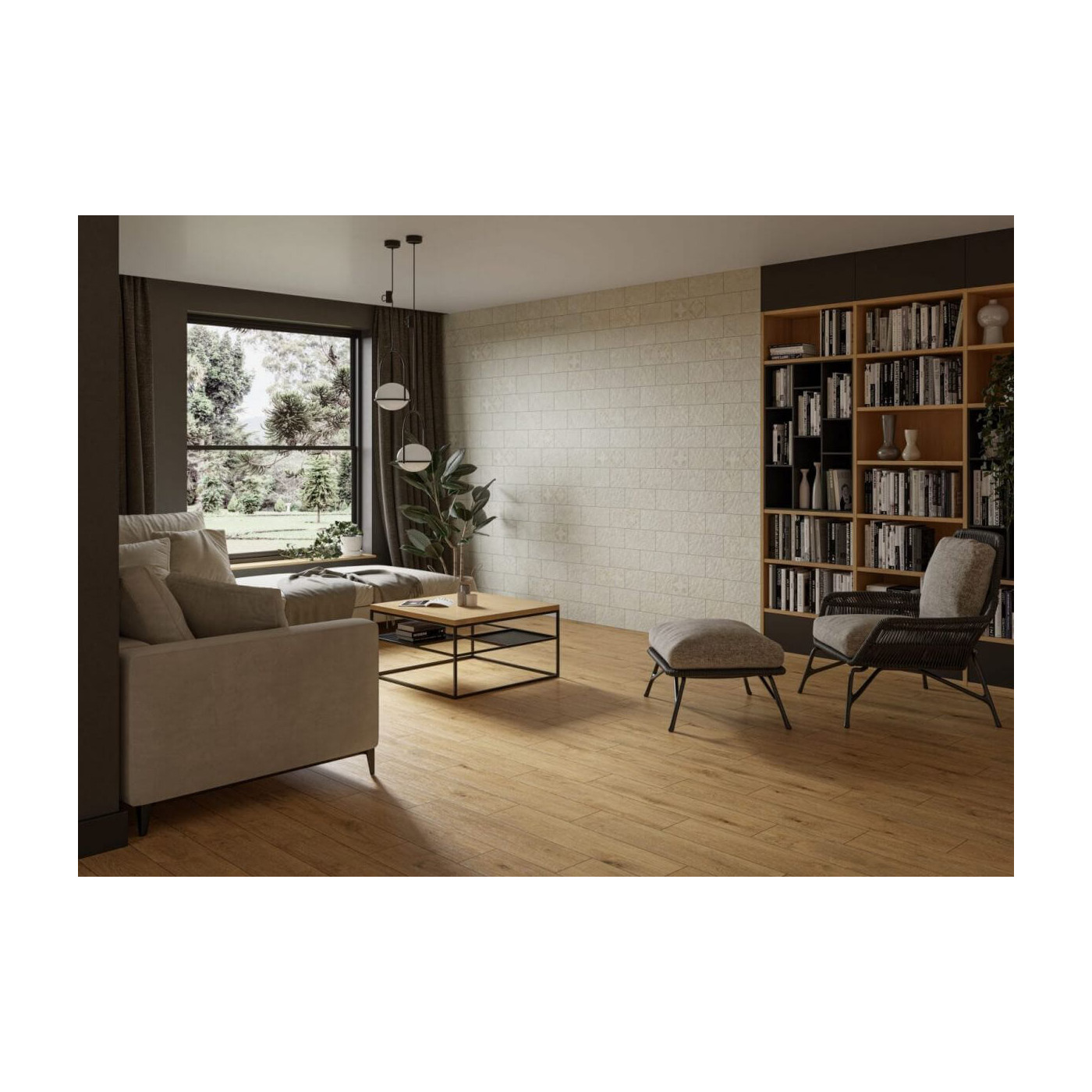 Płytka Torstone Bianco Dekor 14,8x30 Cerrad Płytka Torstone Bianco Dekor 14,8x30 Cerrad