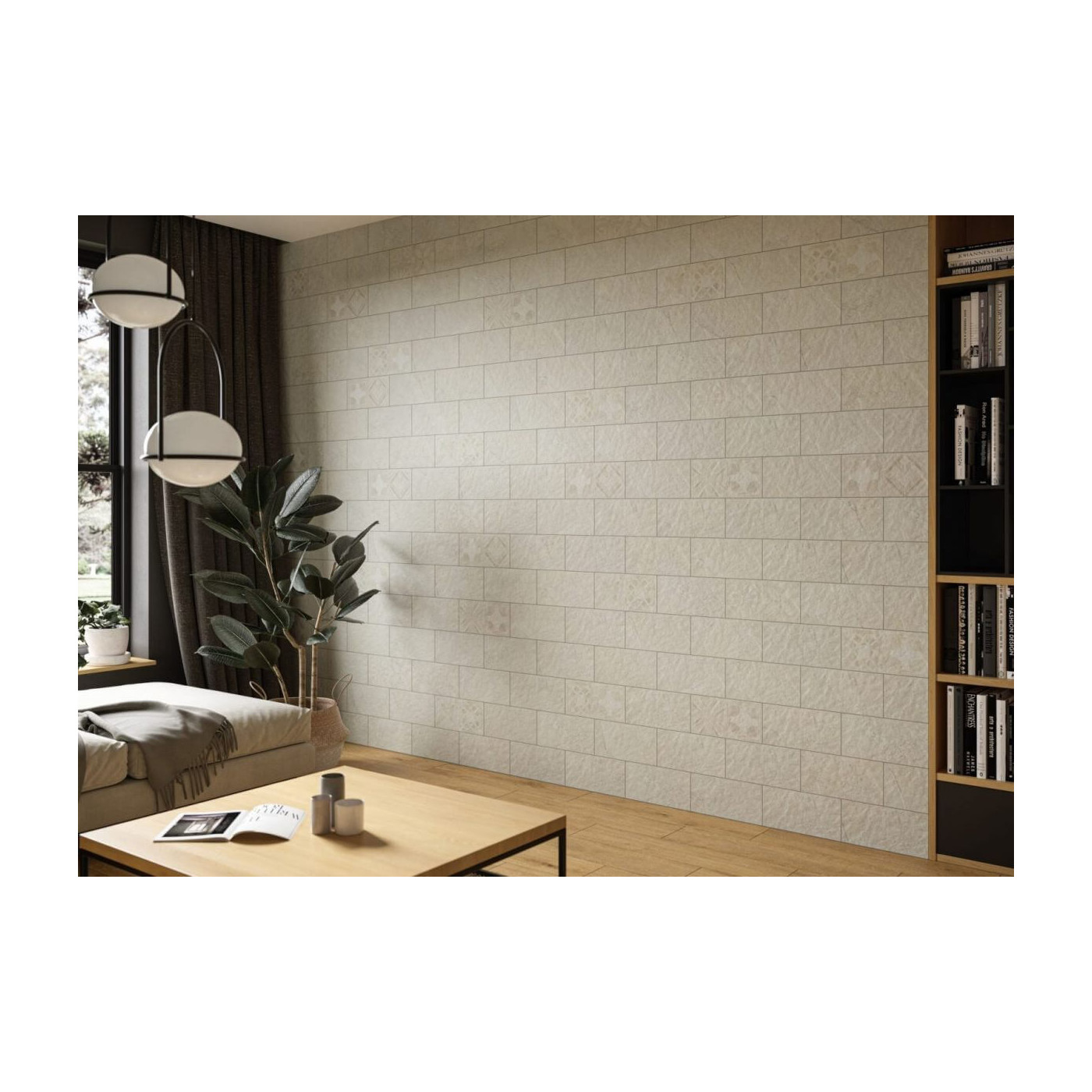 Płytka Torstone Bianco Dekor 14,8x30 Cerrad Płytka Torstone Bianco Dekor 14,8x30 Cerrad