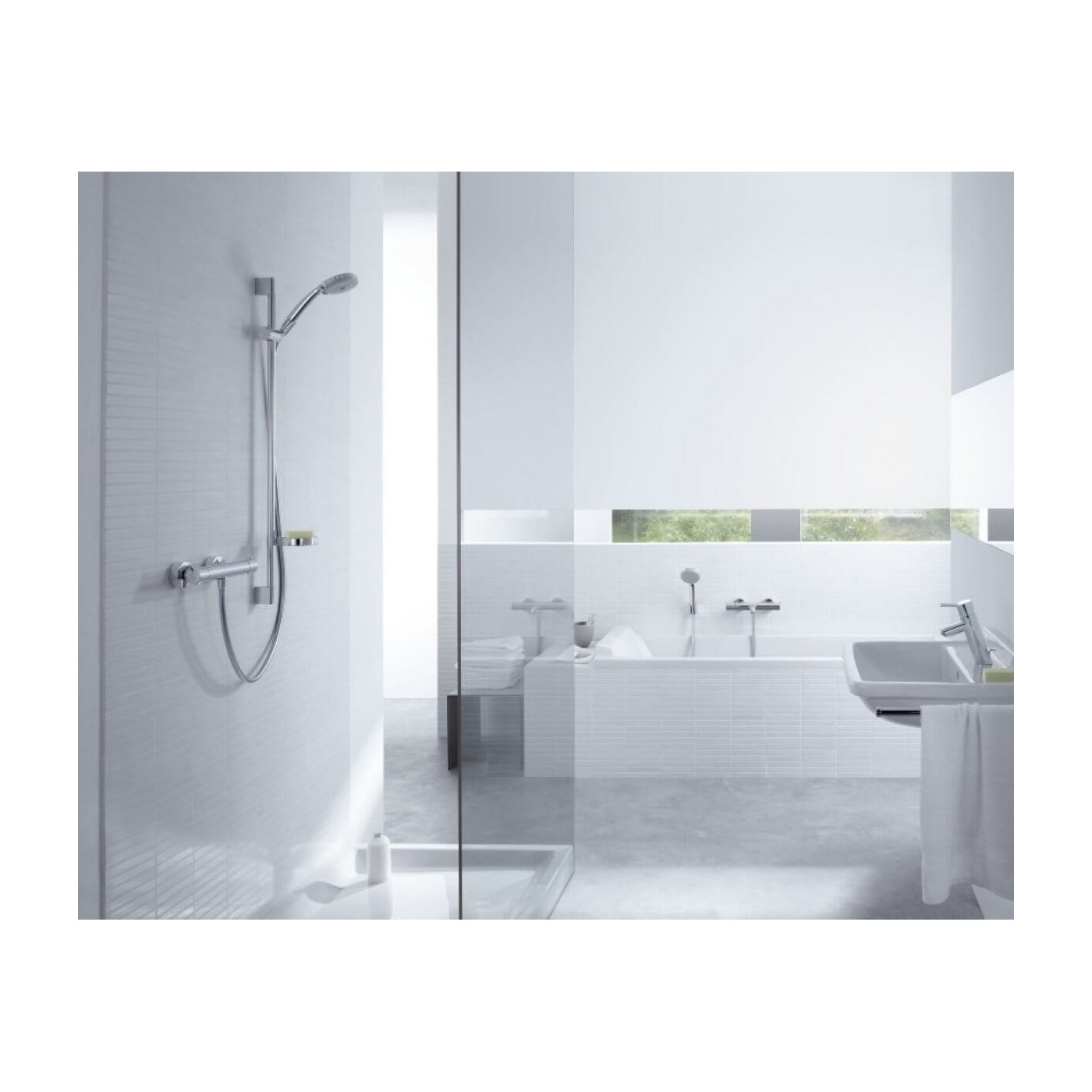 Zest. Prysznicowy Croma 100 Vario/Unica'c 65 cm Chrom 27772000 Hansgrohe Zest. Prysznicowy Croma 100 Vario/Unica'c 65 cm Chrom 27772000 Hansgrohe