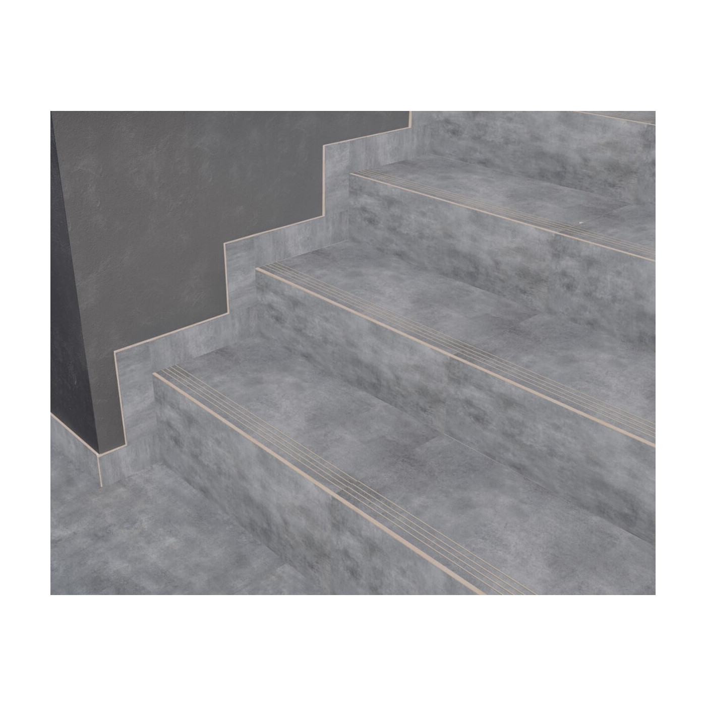 Stopnica Batista Steel Lappato 29,7x59,7 Cerrad Stopnica Batista Steel Lappato 29,7x59,7 Cerrad