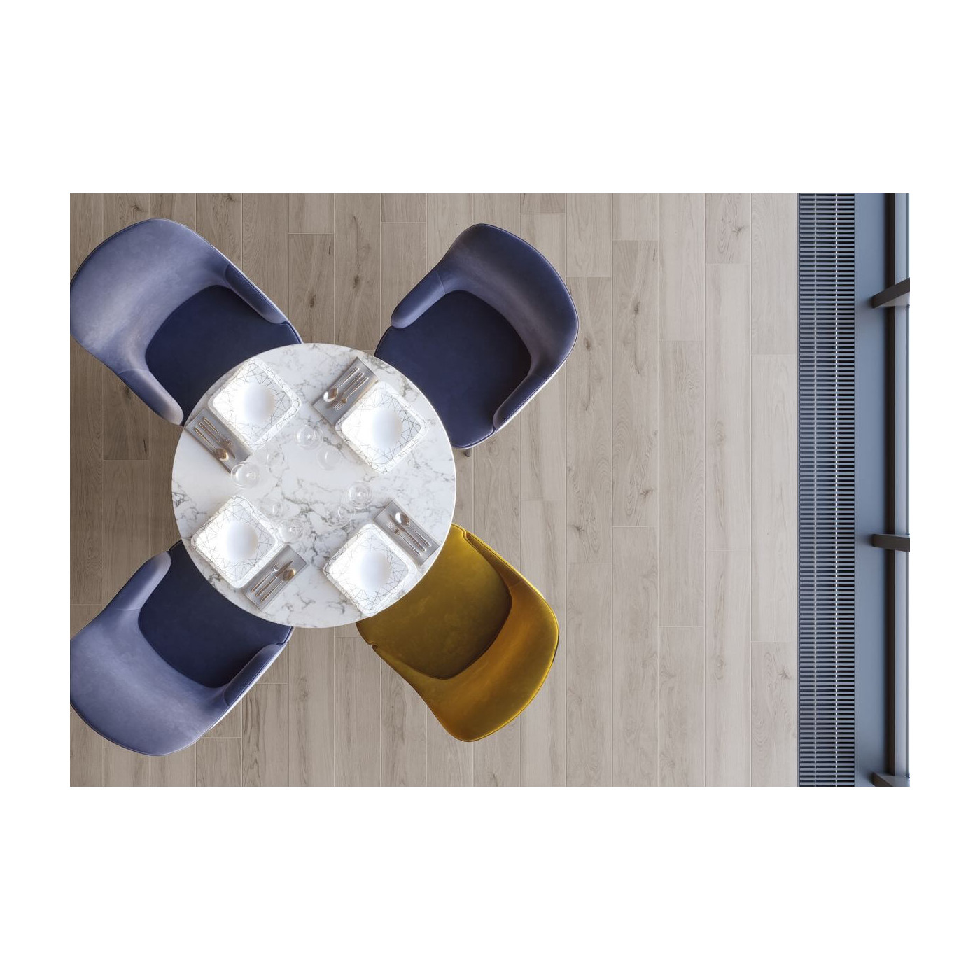 Płytka Acero Bianco 19,3x159,7 Cerrad Płytka Acero Bianco 19,3x159,7 Cerrad