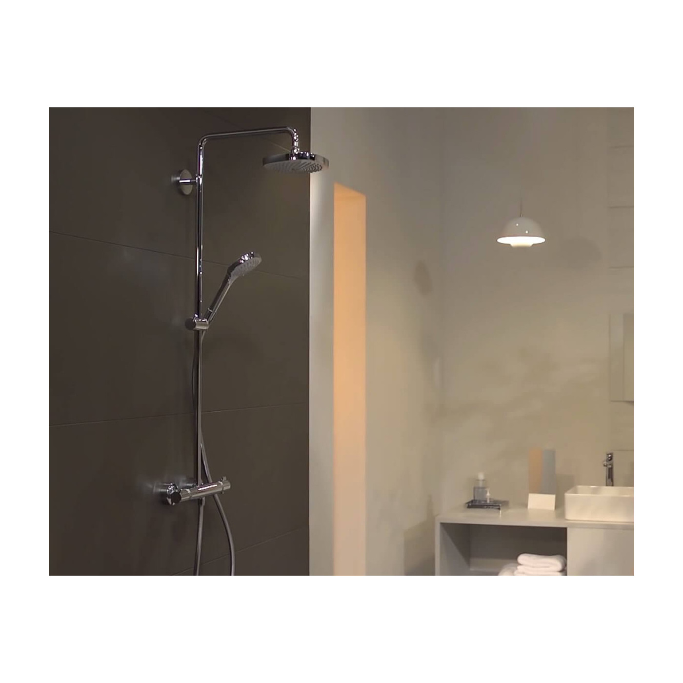 Zestaw Prysznicowy Croma E180 27256400 Hansgrohe Zestaw Prysznicowy Croma E180 27256400 Hansgrohe