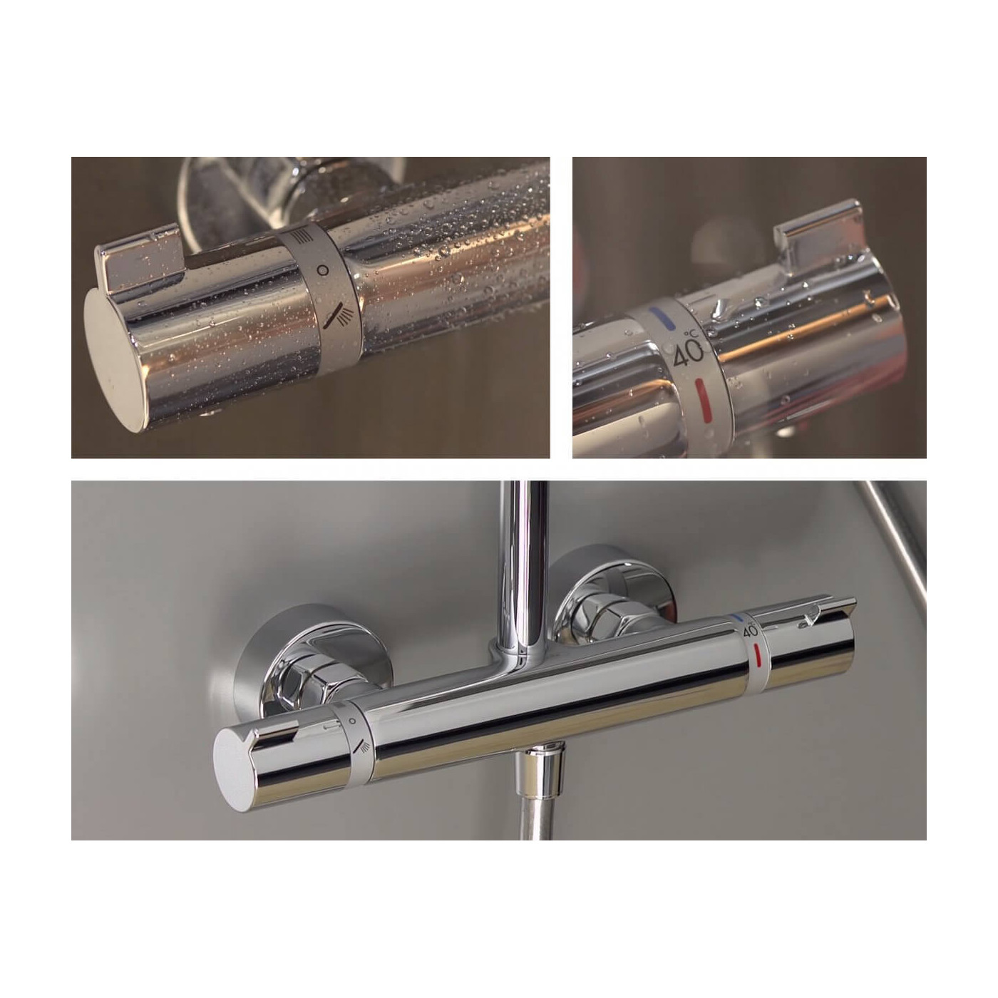 Zestaw Prysznicowy Croma E180 27256400 Hansgrohe Zestaw Prysznicowy Croma E180 27256400 Hansgrohe