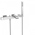 Bateria Wannowa Cuadro + Słuchawka Z Wężem 10717002 Tres Bateria Wannowa Cuadro + Słuchawka Z Wężem 10717002 Tres