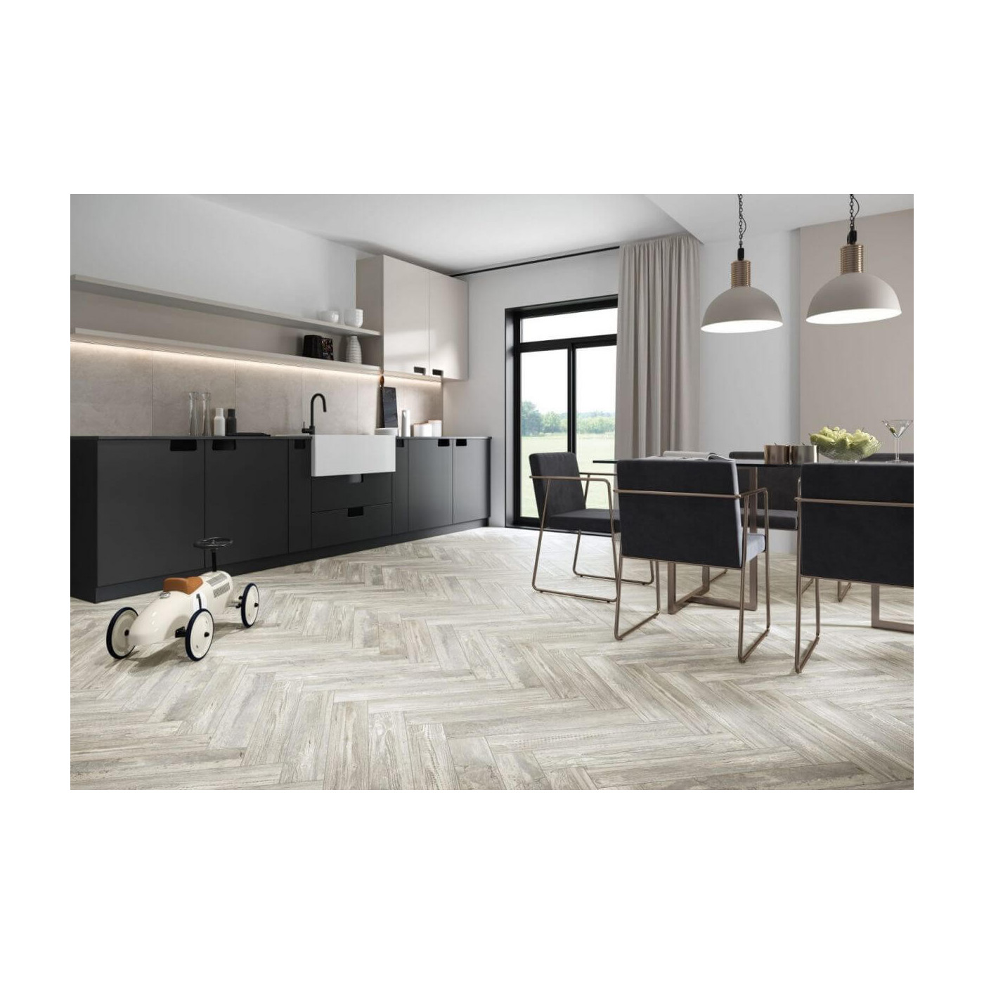 Płytka Notta Silver 11x60 Cerrad Płytka Notta Silver 11x60 Cerrad