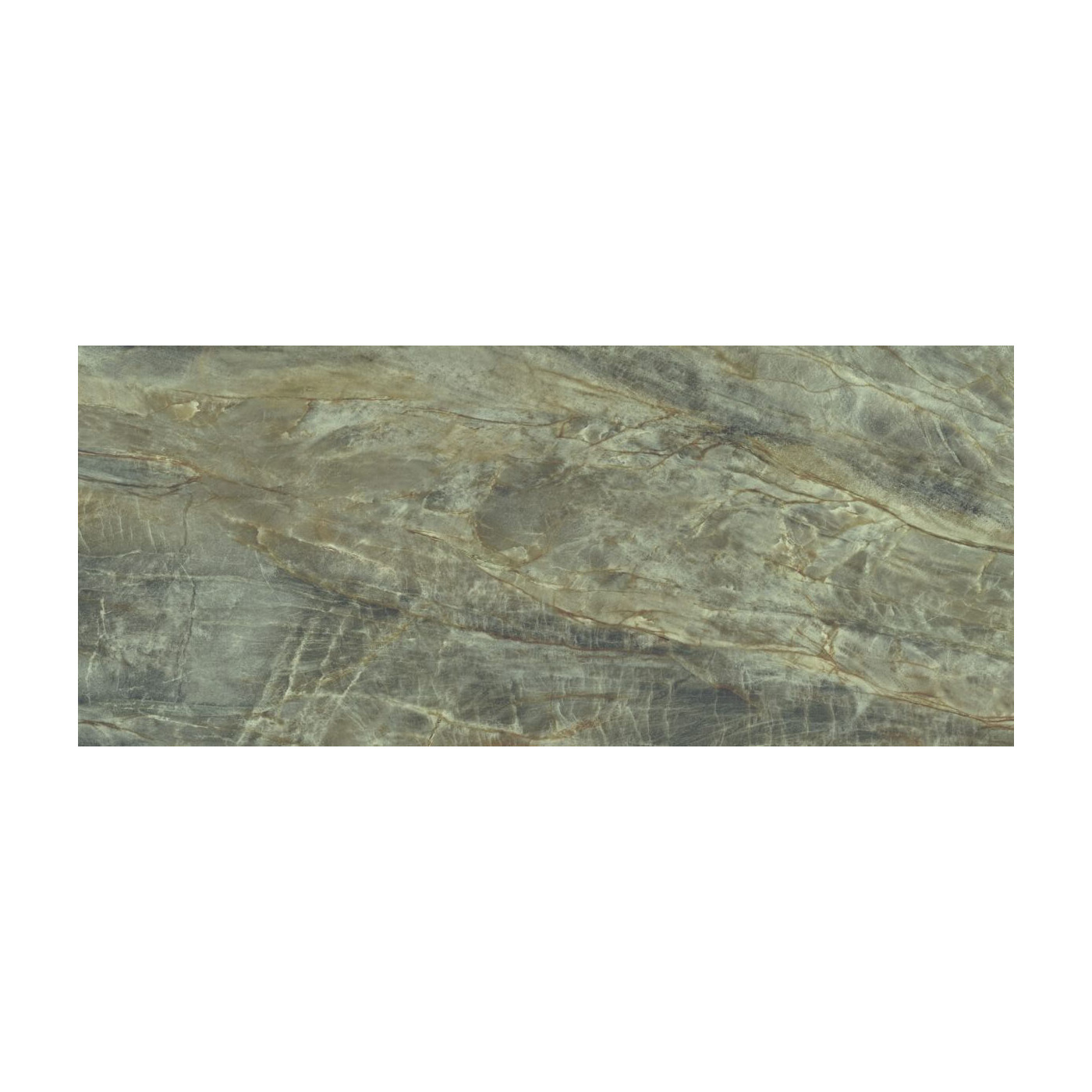 Płytka Gresowa Brazilian Quartzite Green Mat 119,7x279,7 Cerrad x La Mania Home Płytka Gresowa Brazilian Quartzite Green Mat 119,7x279,7 Cerrad x La Mania Home