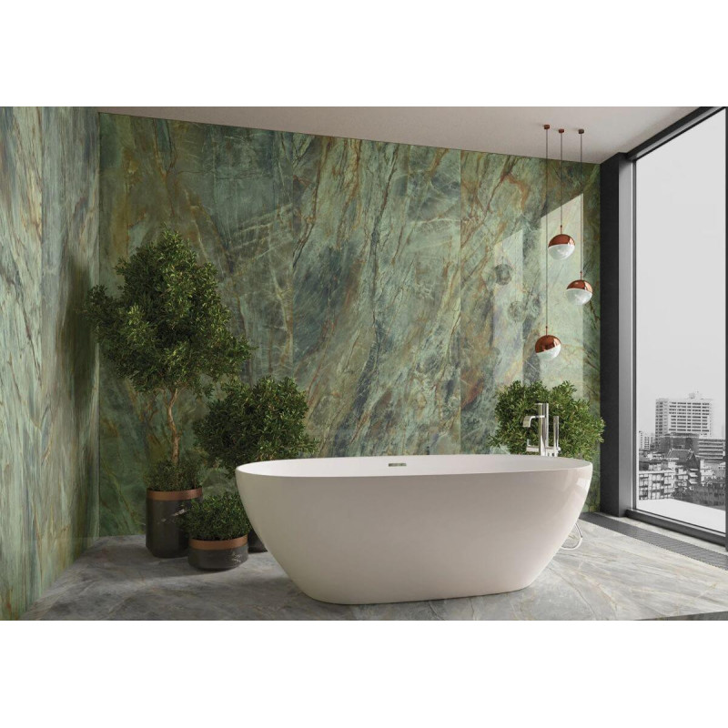 Płytka Gresowa Brazilian Quartzite Green Poler 119,7x279,7 Cerrad x La Mania Home Płytka Gresowa Brazilian Quartzite Green Poler 119,7x279,7 Cerrad x La Mania Home