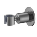Uchwyt Na Słuchawkę Prysznicową Rio Gun Metal 04090BN Emporia Uchwyt Na Słuchawkę Prysznicową Rio Gun Metal 04090BN Emporia