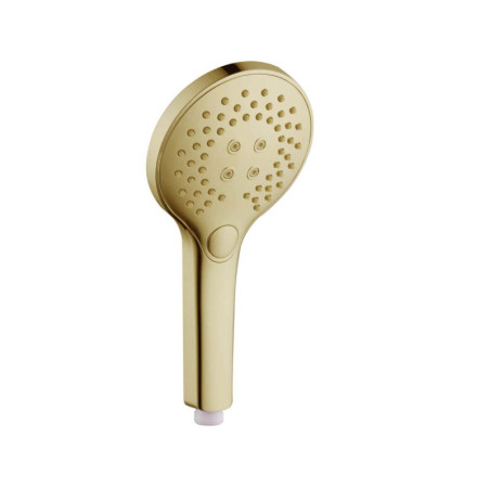 Słuchawka Prysznicowa Okrągła Rio 3-Funkcyjna Złoty Szczotkowany 040731GN Emporia