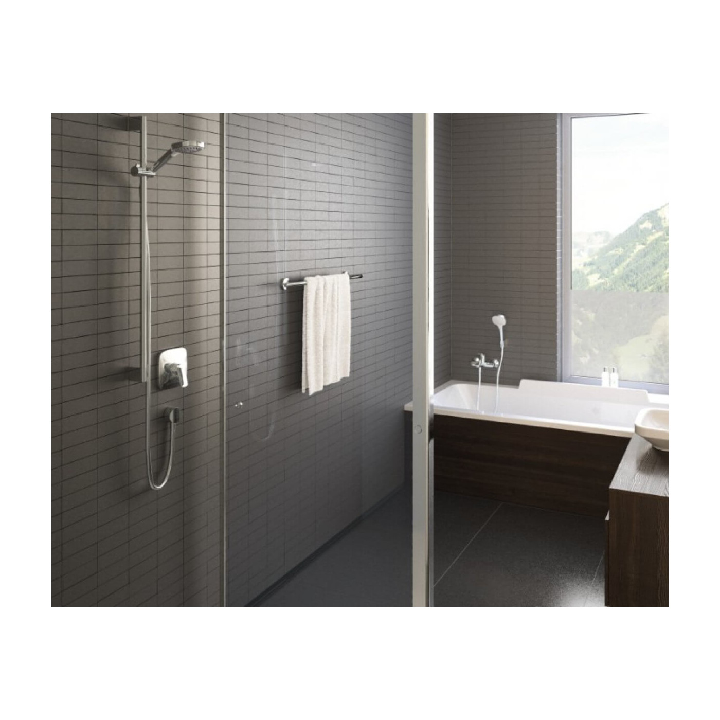 Zestaw Prysznicowy Croma Select E Multi 26590400 Hansgrohe Zestaw Prysznicowy Croma Select E Multi 26590400 Hansgrohe