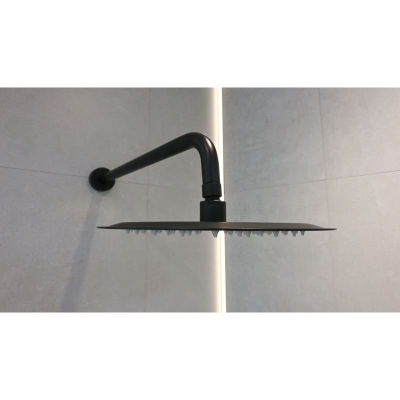 Deszczownica Okrągła Fly 254 mm Stal Nierdzewna Czarny Mat 04062BM Emporia Deszczownica Okrągła Fly 254 mm Stal Nierdzewna Czarny Mat 04062BM Emporia