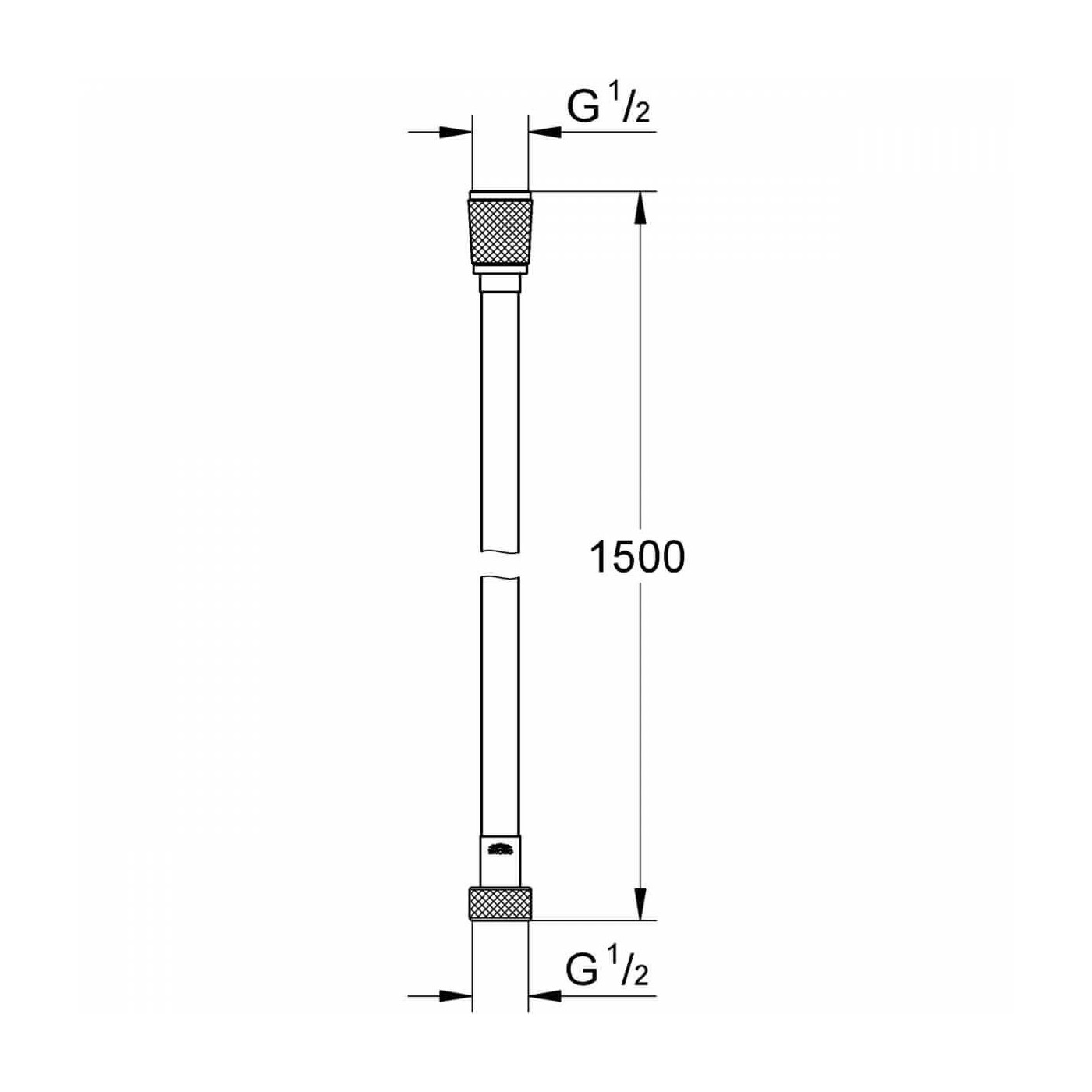 Wąż Prysznicowy Silverflex 150 cm 28364001 Grohe Wąż Prysznicowy Silverflex 150 cm 28364001 Grohe
