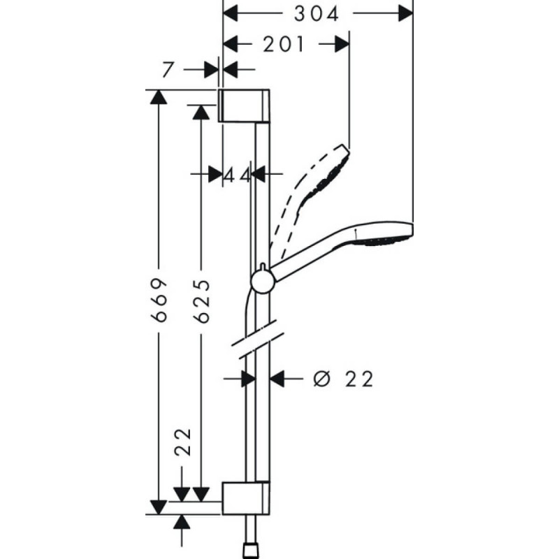 Zestaw Prysznicowy Croma Select E Vario 26582400 Hansgrohe Zestaw Prysznicowy Croma Select E Vario 26582400 Hansgrohe
