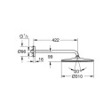 Deszczownica Rainshower Phantom Black 22121KF0 Grohe Deszczownica Rainshower Phantom Black 22121KF0 Grohe