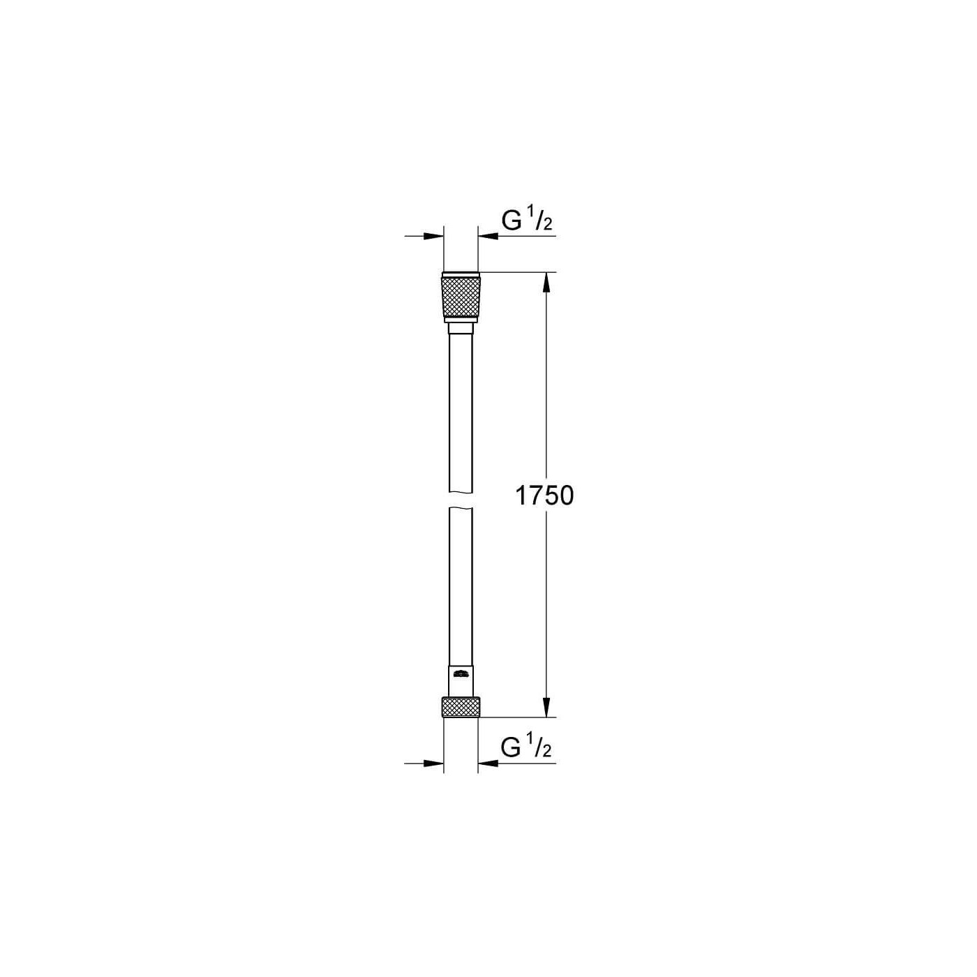 Wąż Prysznicowy Silverflex Cool Sunrise 28388GL1 Grohe Wąż Prysznicowy Silverflex Cool Sunrise 28388GL1 Grohe