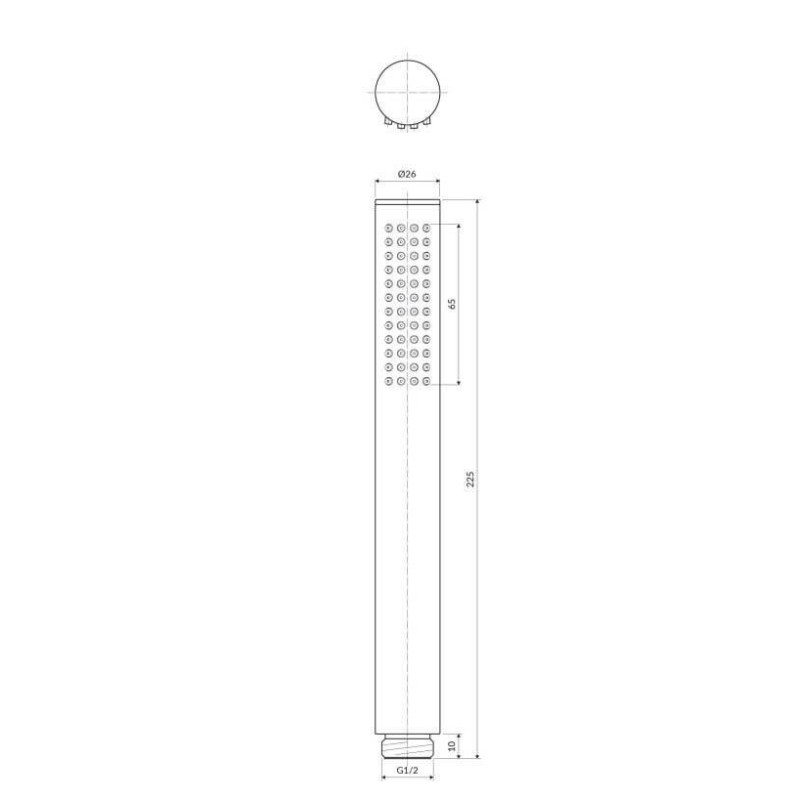 Rączka Prysznicowa Microphonex Chrom MICROPHONEX-RCR Omnires Rączka Prysznicowa Microphonex Chrom MICROPHONEX-RCR Omnires
