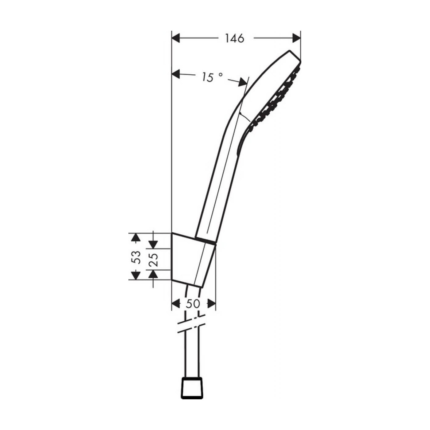 Zestaw Prysznicowy Croma Select E 26424400 Hansgrohe Zestaw Prysznicowy Croma Select E 26424400 Hansgrohe