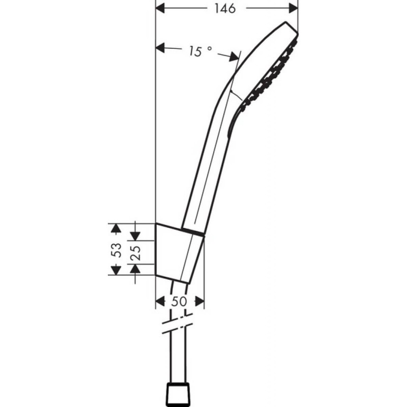 Zestaw Prysznicowy Croma Select E 26424400 Hansgrohe Zestaw Prysznicowy Croma Select E 26424400 Hansgrohe