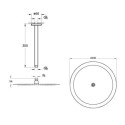 Zestaw Lite LS Deszczownica Z Ramieniem Chrom A45646EXP+A45650 Vitra Zestaw Lite LS Deszczownica Z Ramieniem Chrom A45646EXP+A45650 Vitra
