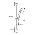 Zestaw Prysznicowy Tempesta Cube 110 Chrom 26904003 Grohe Zestaw Prysznicowy Tempesta Cube 110 Chrom 26904003 Grohe