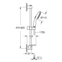 Zestaw Prysznicowy Tempesta 110 Chrom 27927003 Grohe Zestaw Prysznicowy Tempesta 110 Chrom 27927003 Grohe