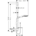 Zestaw Prysznicowy Select E 120 3jet/Unica'S Puro Raindance 26621400 Hansgrohe Zestaw Prysznicowy Select E 120 3jet/Unica'S Puro Raindance 26621400 Hansgrohe