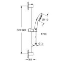 Zestaw Prysznicowy Tempesta 110 Chrom 26771003 Grohe Zestaw Prysznicowy Tempesta 110 Chrom 26771003 Grohe