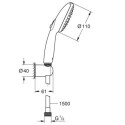 Zestaw Prysznicowy Tempesta 110 Chrom 26920003 Grohe Zestaw Prysznicowy Tempesta 110 Chrom 26920003 Grohe