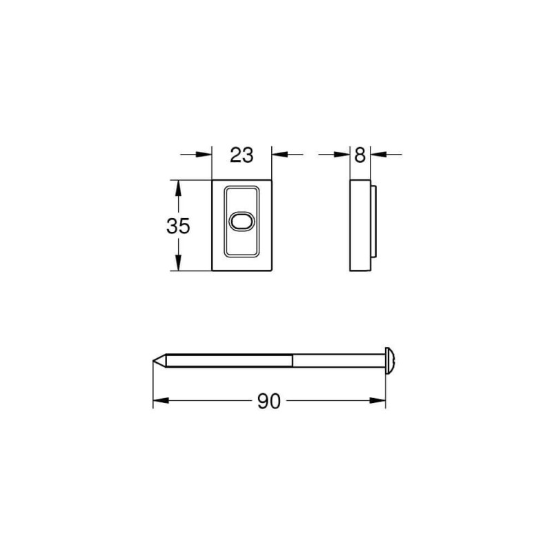 Podkładka Wyrównująca Tempesta 48543001 Grohe Podkładka Wyrównująca Tempesta 48543001 Grohe
