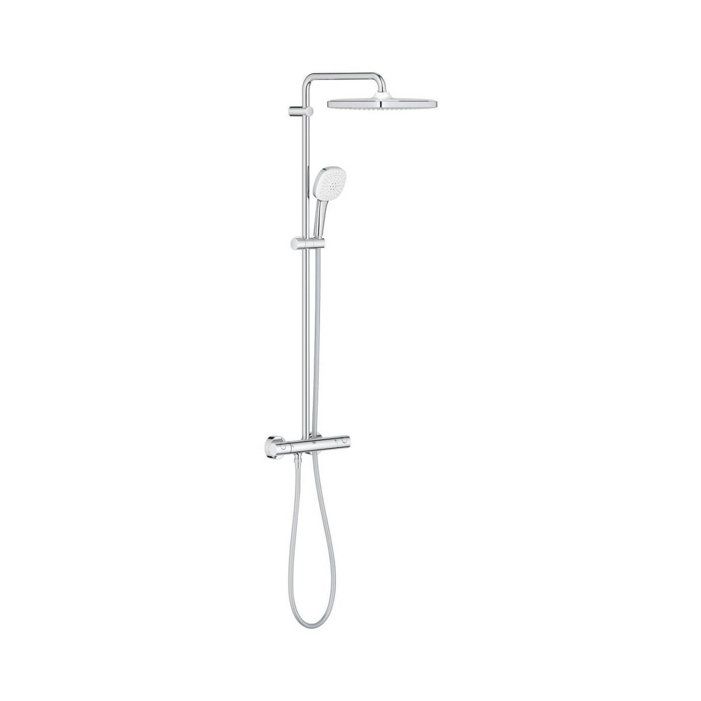 System Prysznicowy Z Termostatem Tempesta Cube System 250 Chrom 26689001 Grohe System Prysznicowy Z Termostatem Tempesta Cube System 250 Chrom 26689001 Grohe