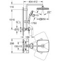 Zestaw Prysznicowy Tempesta Cube System 250 Chrom 26975001 Grohe Zestaw Prysznicowy Tempesta Cube System 250 Chrom 26975001 Grohe