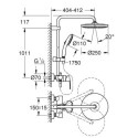 Zestaw Prysznicowy Tempesta System 250 Chrom 26673001 Grohe Zestaw Prysznicowy Tempesta System 250 Chrom 26673001 Grohe