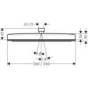 Deszczownica Pulsify E Czarny Mat 24333670 Hansgrohe Deszczownica Pulsify E Czarny Mat 24333670 Hansgrohe
