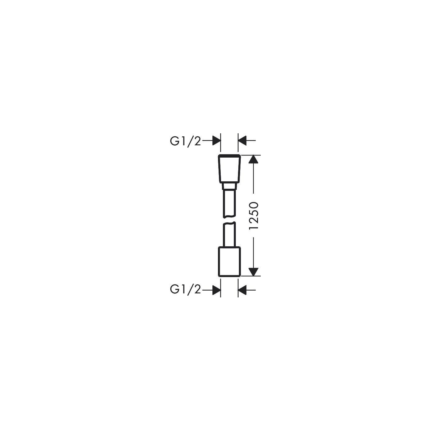 Wąż Prysznicowy Designflex Biały Mat 28220700 Hansgrohe Wąż Prysznicowy Designflex Biały Mat 28220700 Hansgrohe