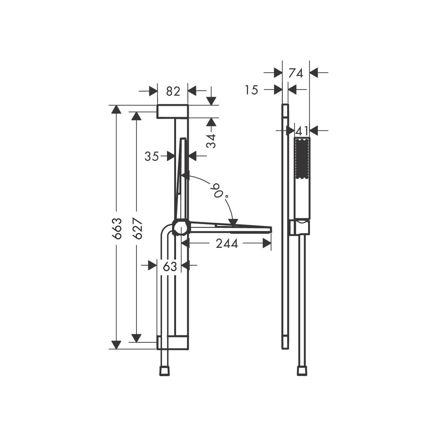 Zestaw Prysznicowy Pulsify E Chrom 24370000 Hansgrohe Zestaw Prysznicowy Pulsify E Chrom 24370000 Hansgrohe