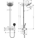 Zestaw Prysznicowy Pulsify S Biały Mat 24240700 Hansgrohe Zestaw Prysznicowy Pulsify S Biały Mat 24240700 Hansgrohe