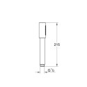 Słuchawka Rainshower Aqua Stick Brushed Hard Graphite 26866AL0 Grohe Słuchawka Rainshower Aqua Stick Brushed Hard Graphite 26866AL0 Grohe